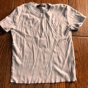 Brandy Melville Baby Blue Crew Neck Tee